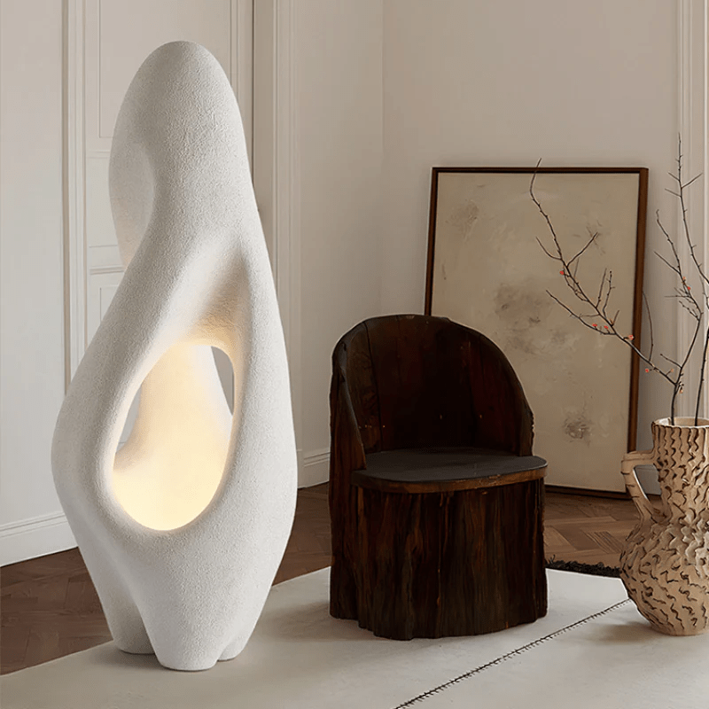 Wabi-Sabi White Floor Light, Floor Lamp, detail 7