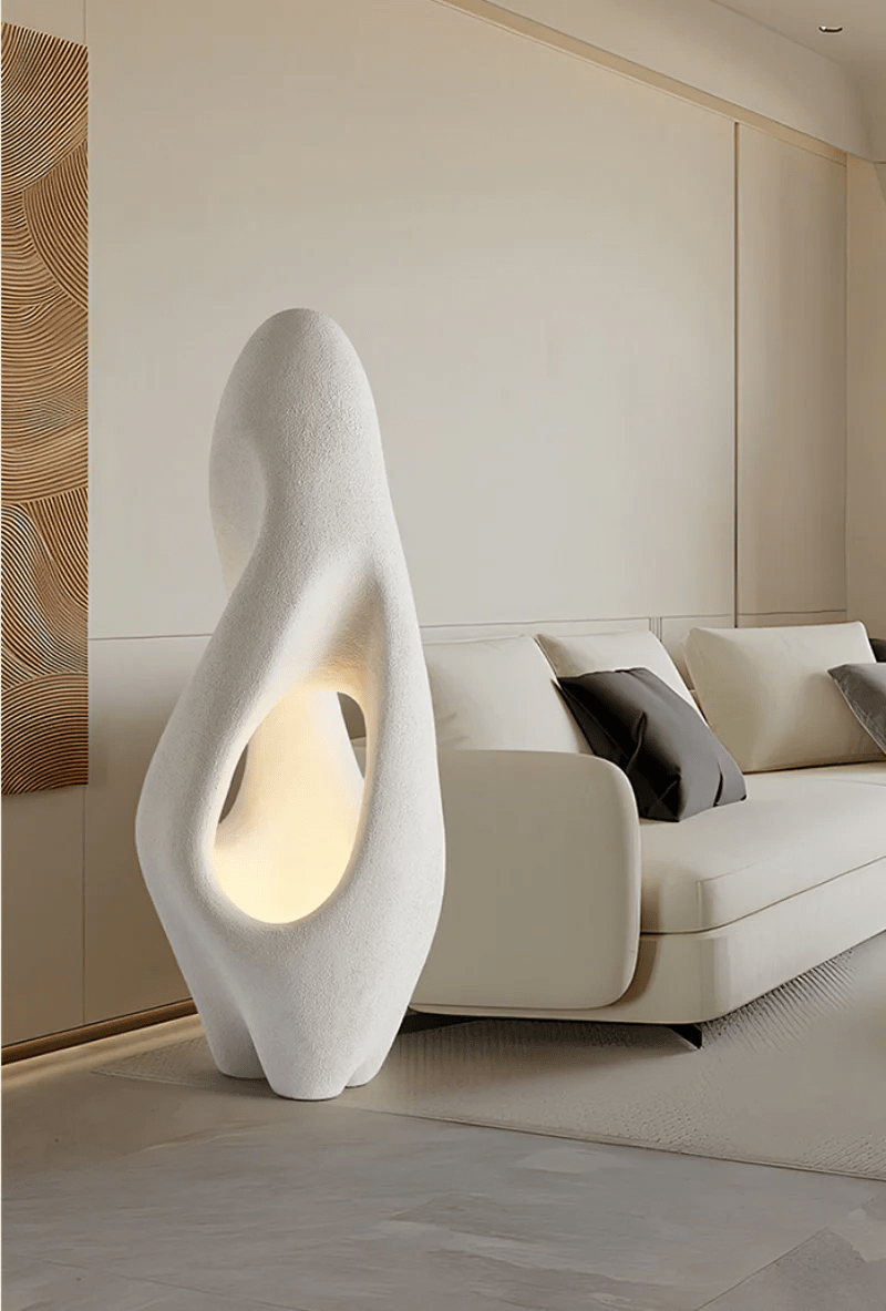 Wabi-Sabi White Floor Light, Floor Lamp, detail 11