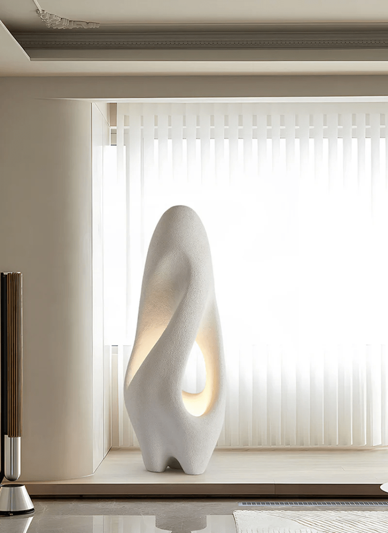 Wabi-Sabi White Floor Light, Floor Lamp, detail 9