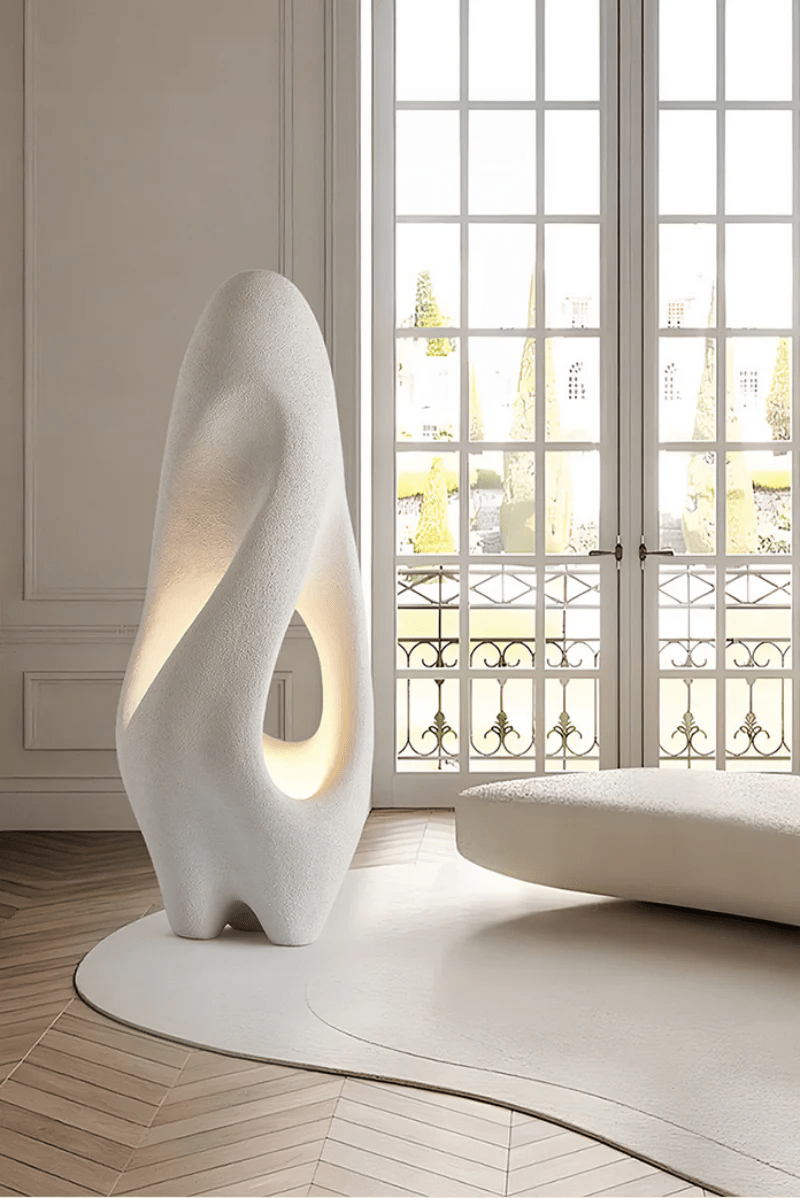 Wabi-Sabi White Floor Light, Floor Lamp, detail 12