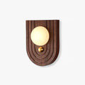 Koyan Alabaster Wall Light, Hardwired Wall Sconce, Metal, Dia 19cm x H 24cm