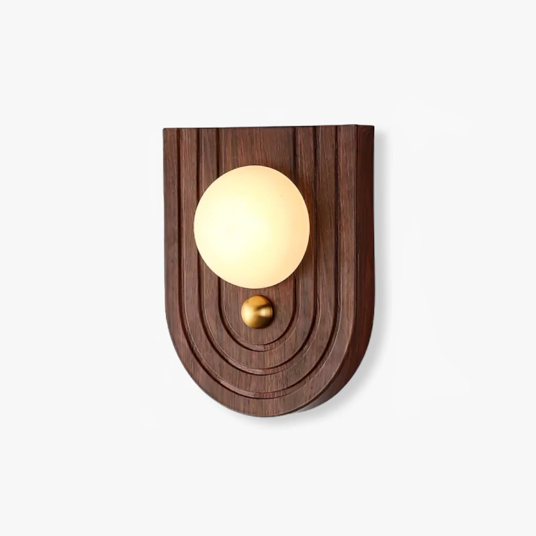 Koyan Alabaster Wall Light, Hardwired Wall Sconce, Metal, Dia 19cm x H 24cm