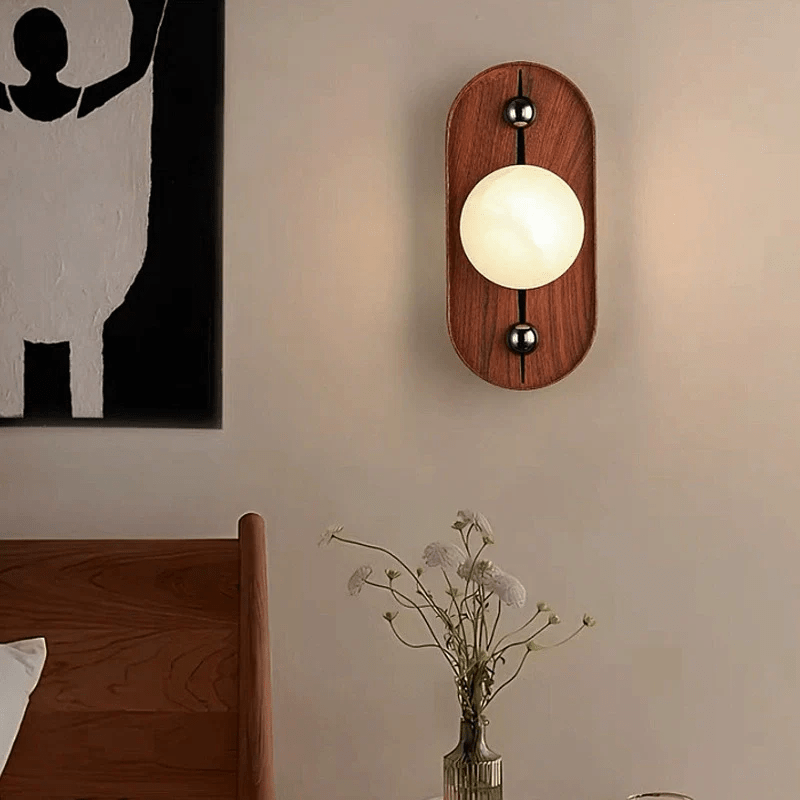 Koyan Alabaster Wall Light, Hardwired Wall Sconce, detail 6