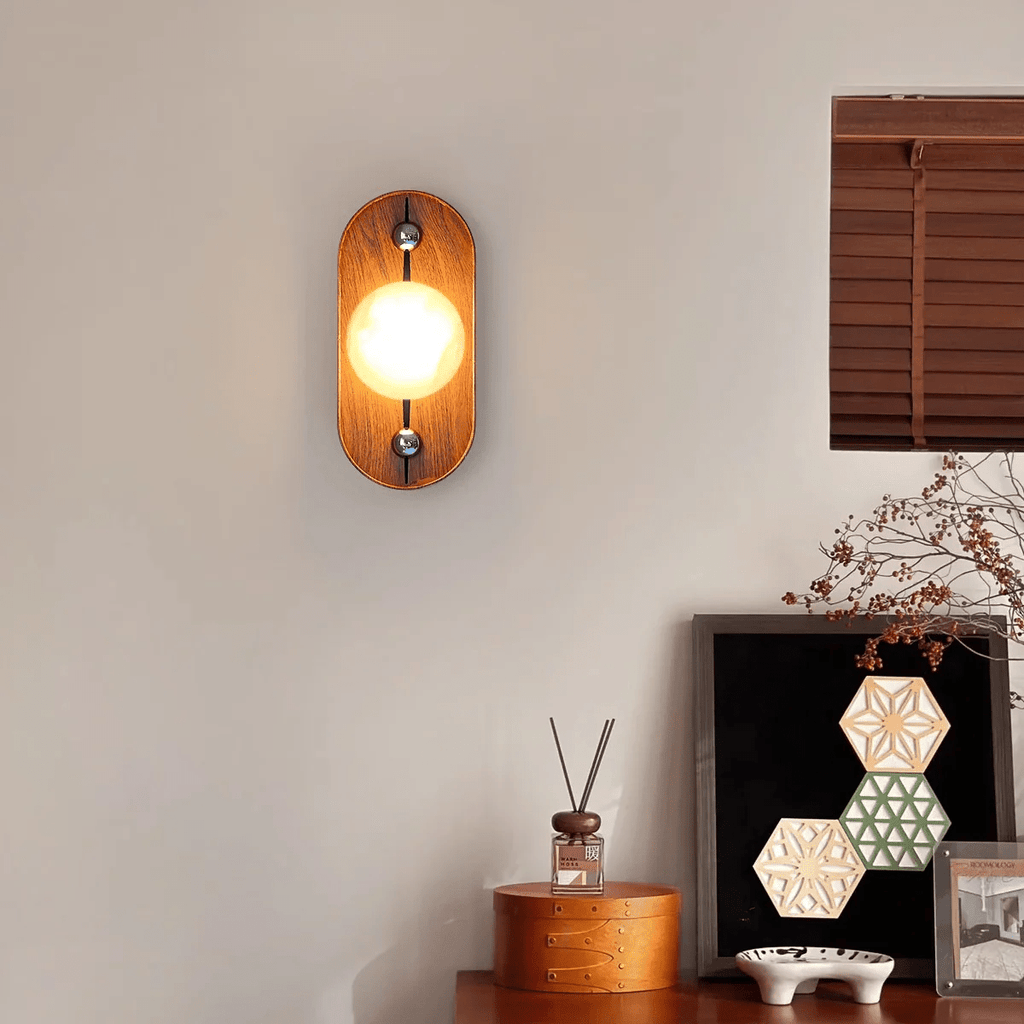 Koyan Alabaster Wall Light, Hardwired Wall Sconce, detail 16