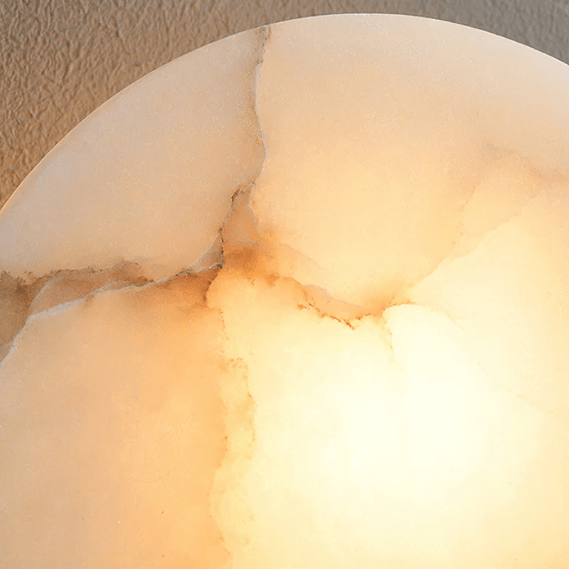 Lasterba Alabaster Wall Light, Hardwired Wall Sconce, detail 6