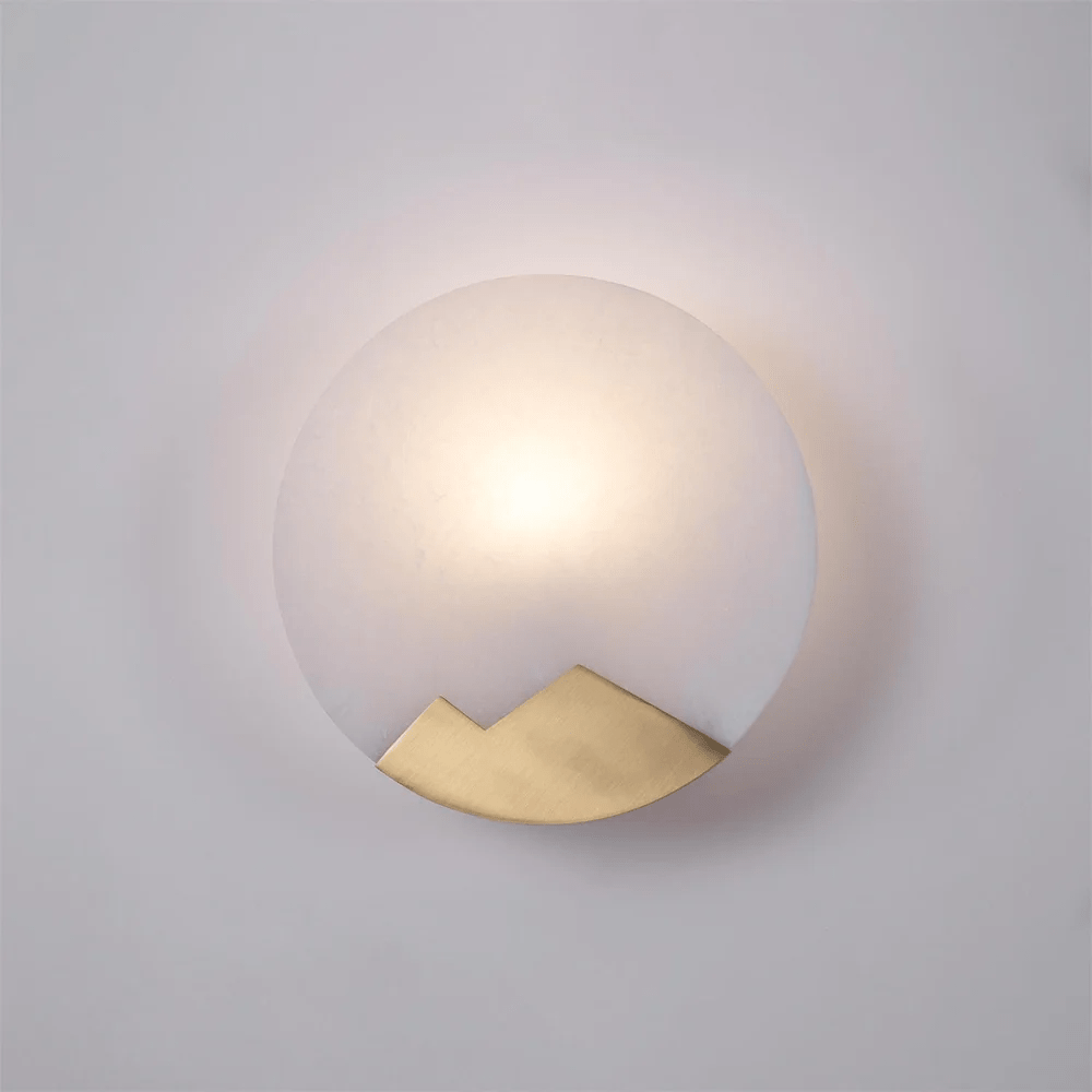 Lasterba Alabaster Wall Light, Hardwired Wall Sconce, detail 10