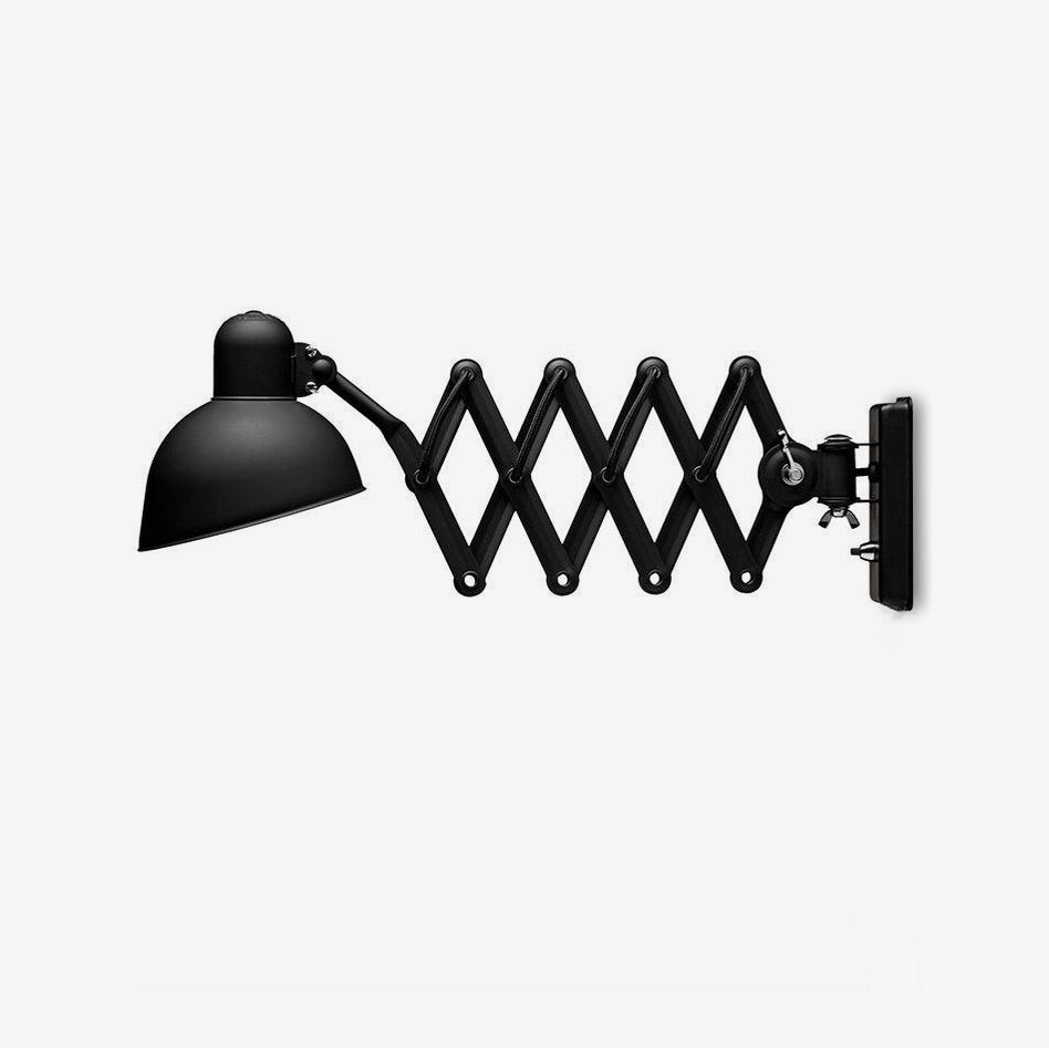 Maxon Adjustable Spring Wall Light, Hardwired Wall Sconce, Metal, L 89cm x H 16.5cm