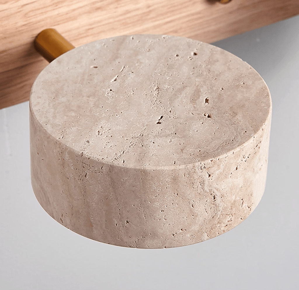 Travertine Duo Rechargeable Wall Light, Bathroom Wall Sconce, detail 31