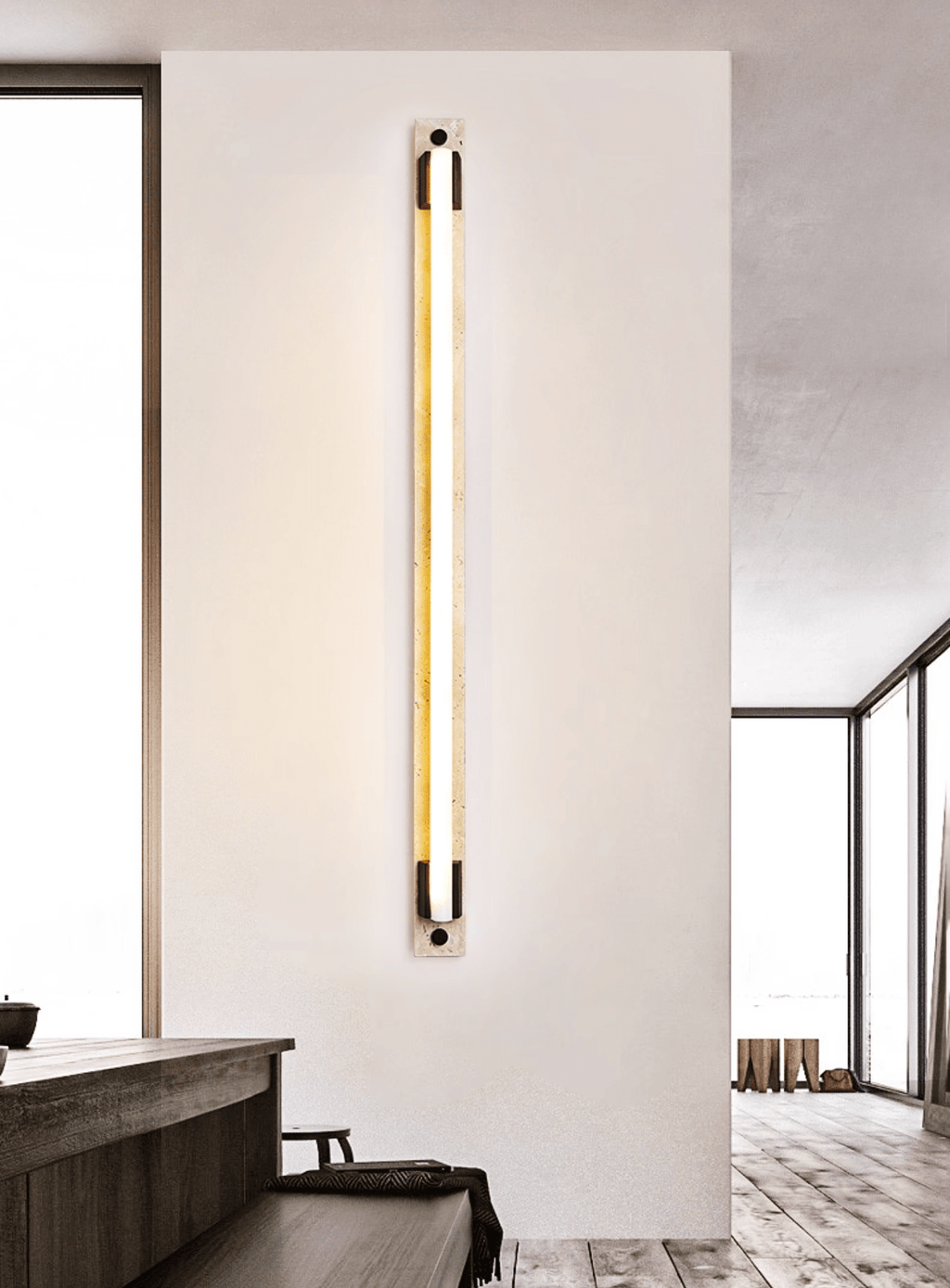 Caelum Light Bar Wall Light, Hardwired Wall Sconce, detail 5