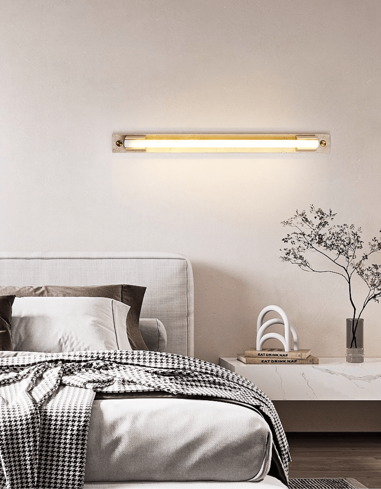 Caelum Light Bar Wall Light, Hardwired Wall Sconce, detail 8