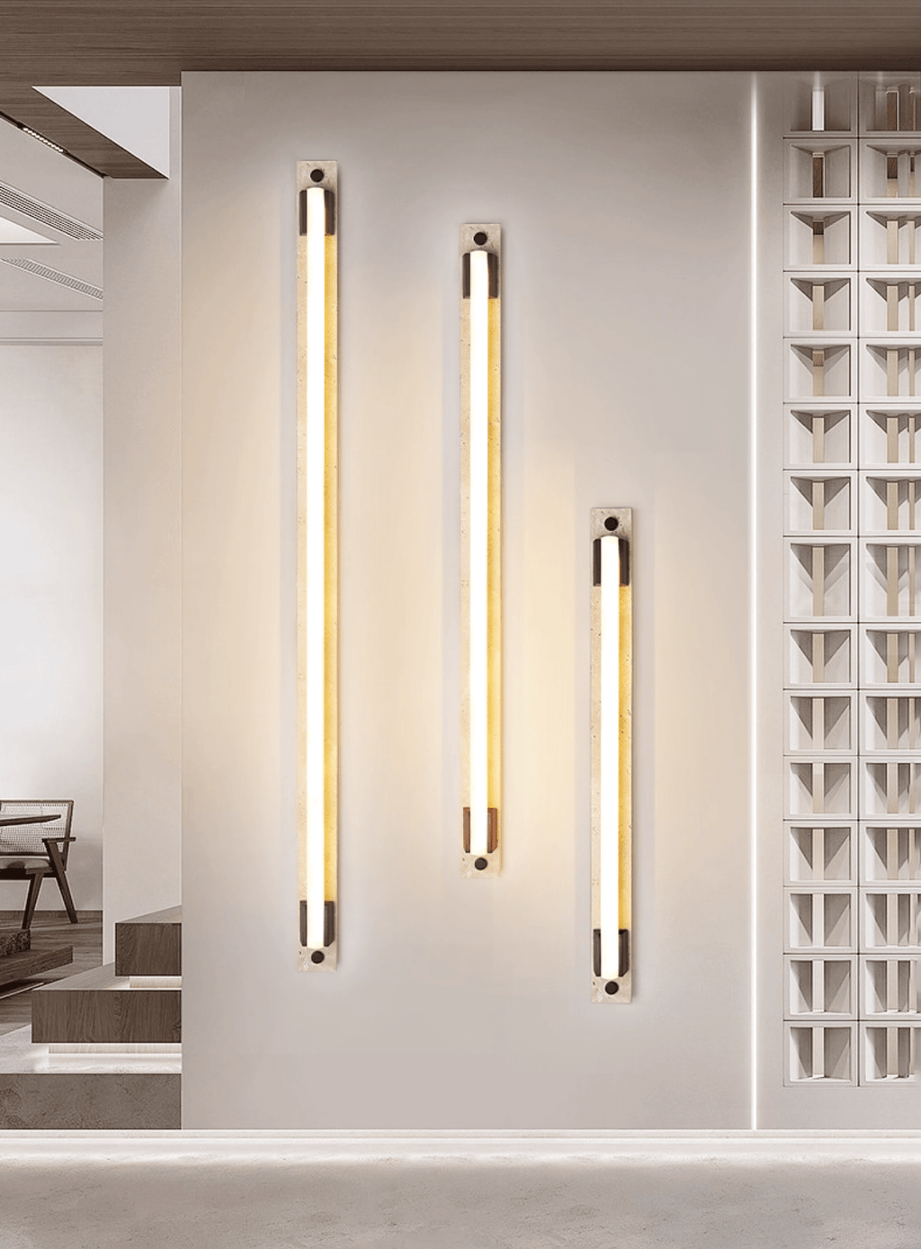 Caelum Light Bar Wall Light, Hardwired Wall Sconce, detail 7