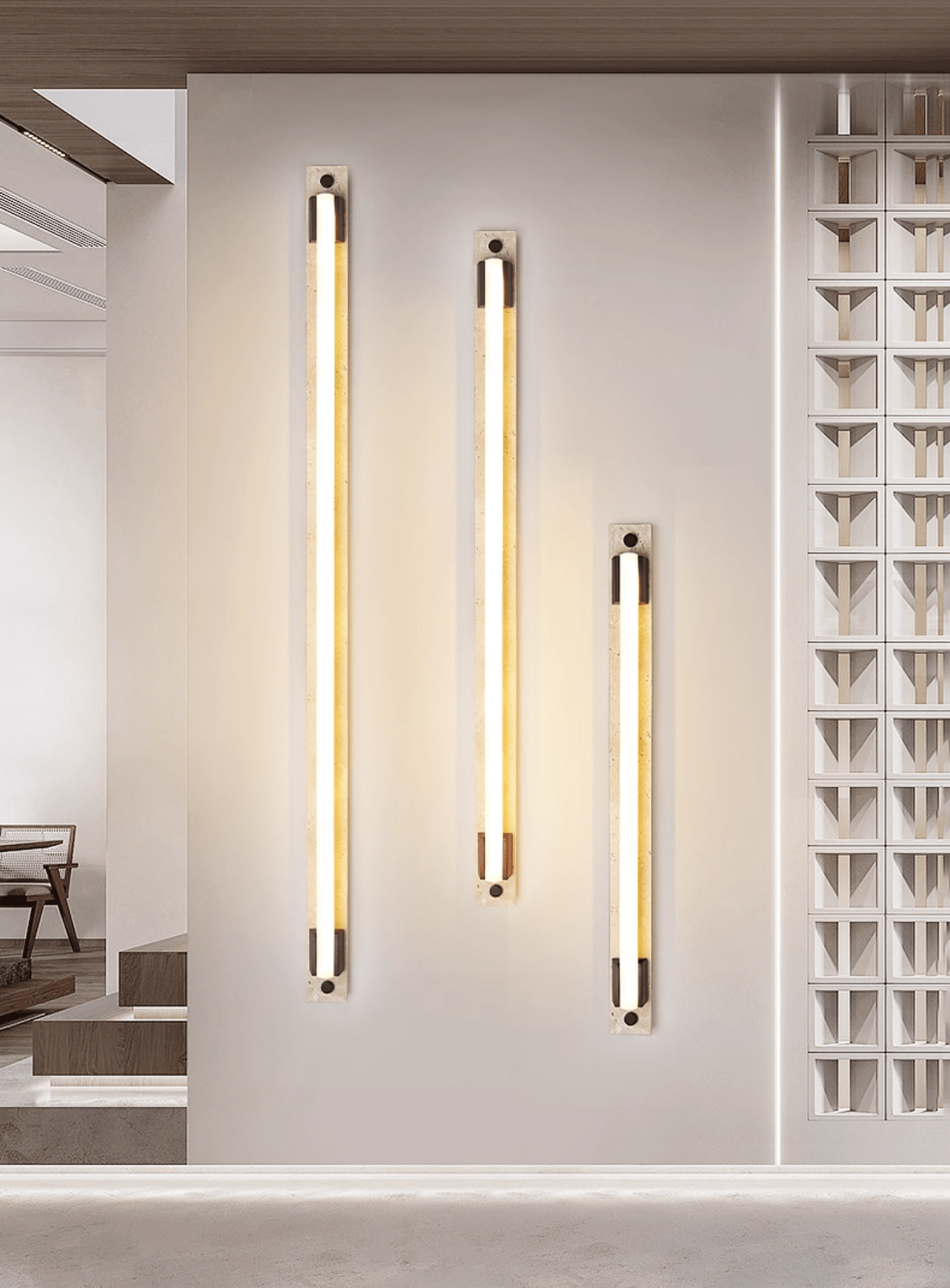 Caelum Light Bar Wall Light, Hardwired Wall Sconce, detail 7