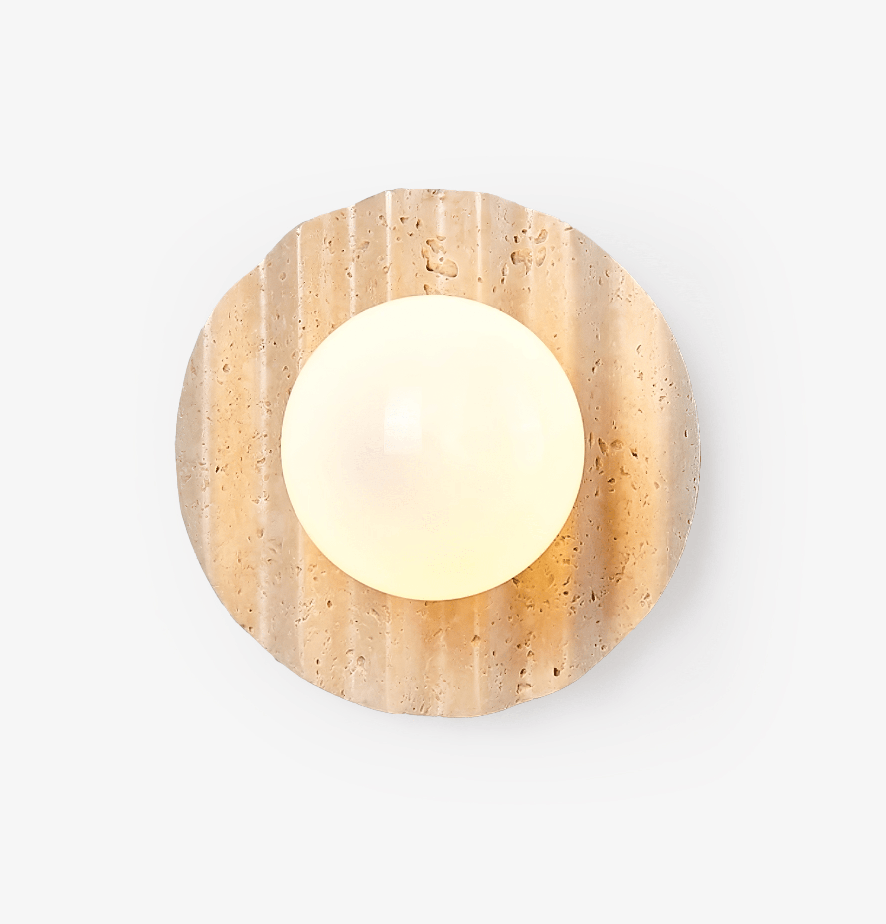 Selorar Travertine Wall Light, Hardwired Wall Sconce, detail 16