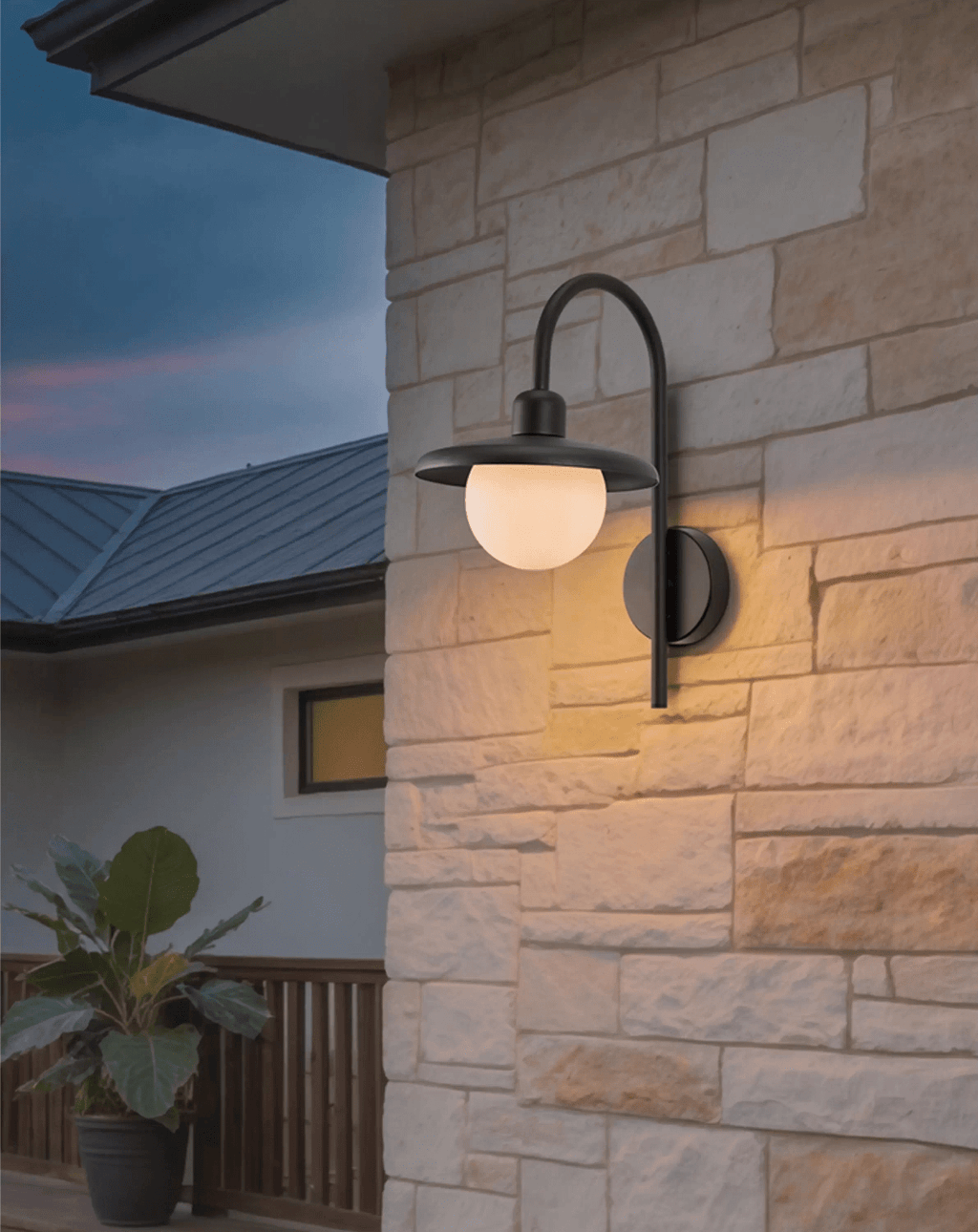 Luminara Exterior Wall Light, Outdoor Wall Light, detail 2