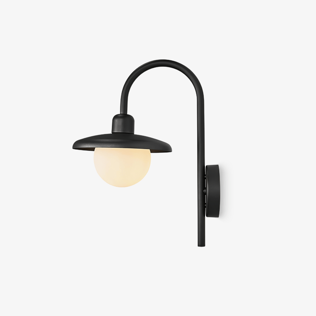 Luminara Exterior Wall Light, Outdoor Wall Light, Stainless steel, Dia 21cm x H 39cm