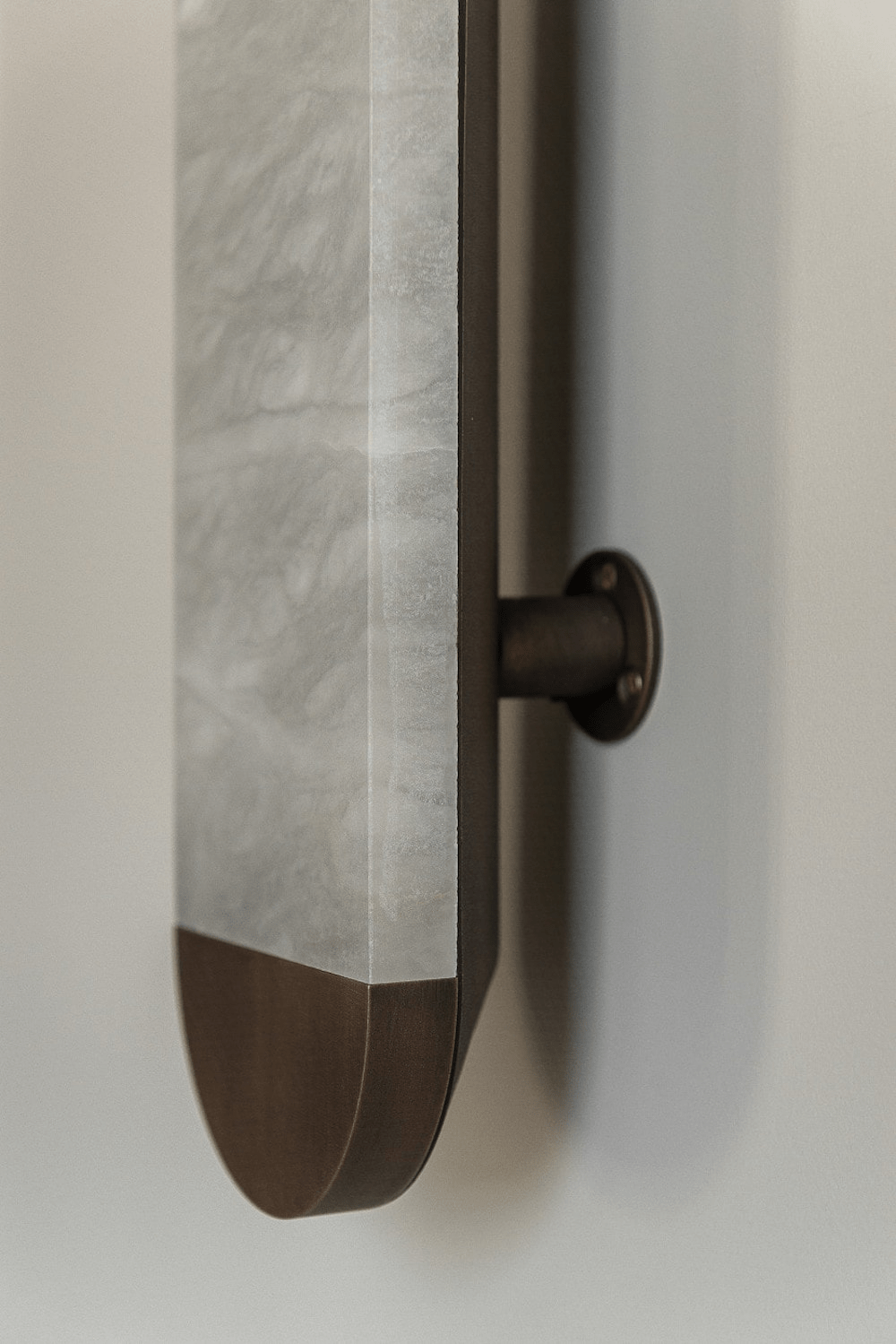 Ghost Alabaster Wall Light, Hardwired Wall Sconce, detail 8