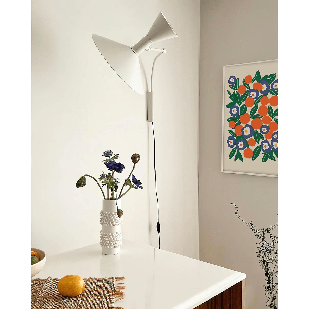 Marseille Plug-In Wall Light, Plug-In Wall Sconce, detail 35