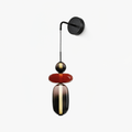 Candied Glass Wall Light, Hardwired Wall Sconce, Metal, Dia 16cm x H 50cm