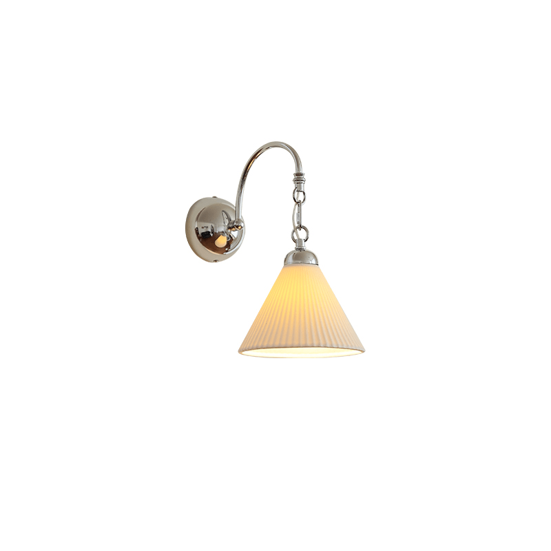 Ethereal Petal Wall Light, Hardwired Wall Sconce, Metal, Dia 17cm x H 33cm