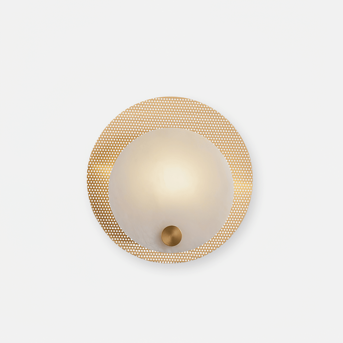 Lumen Alabaster Wall Light, Hardwired Wall Sconce, detail 8