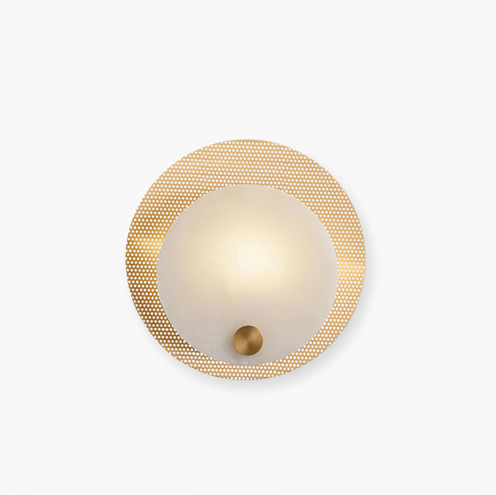 Lumen Alabaster Wall Light, Hardwired Wall Sconce, detail 2