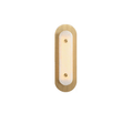 Aurelia Perforated Alabaster Wall Light - Dia 20cm x H 60cm Metal, Hardwired Wall Sconce