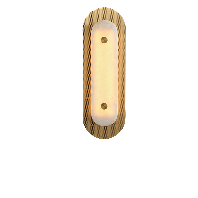 Aurelia Perforated Alabaster Wall Light - Wall Lamp, Hardwired Wall Sconce, detail 14