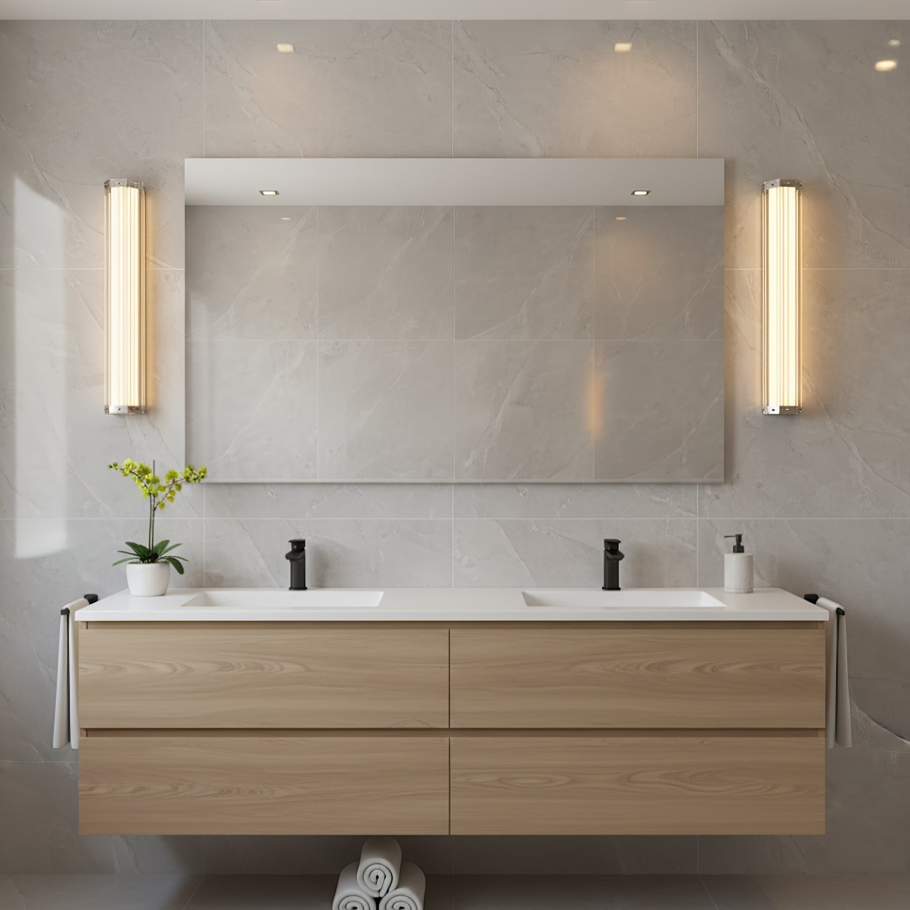 Hexagonal Glass Wall Light, Hardwired Wall Sconce, detail 4