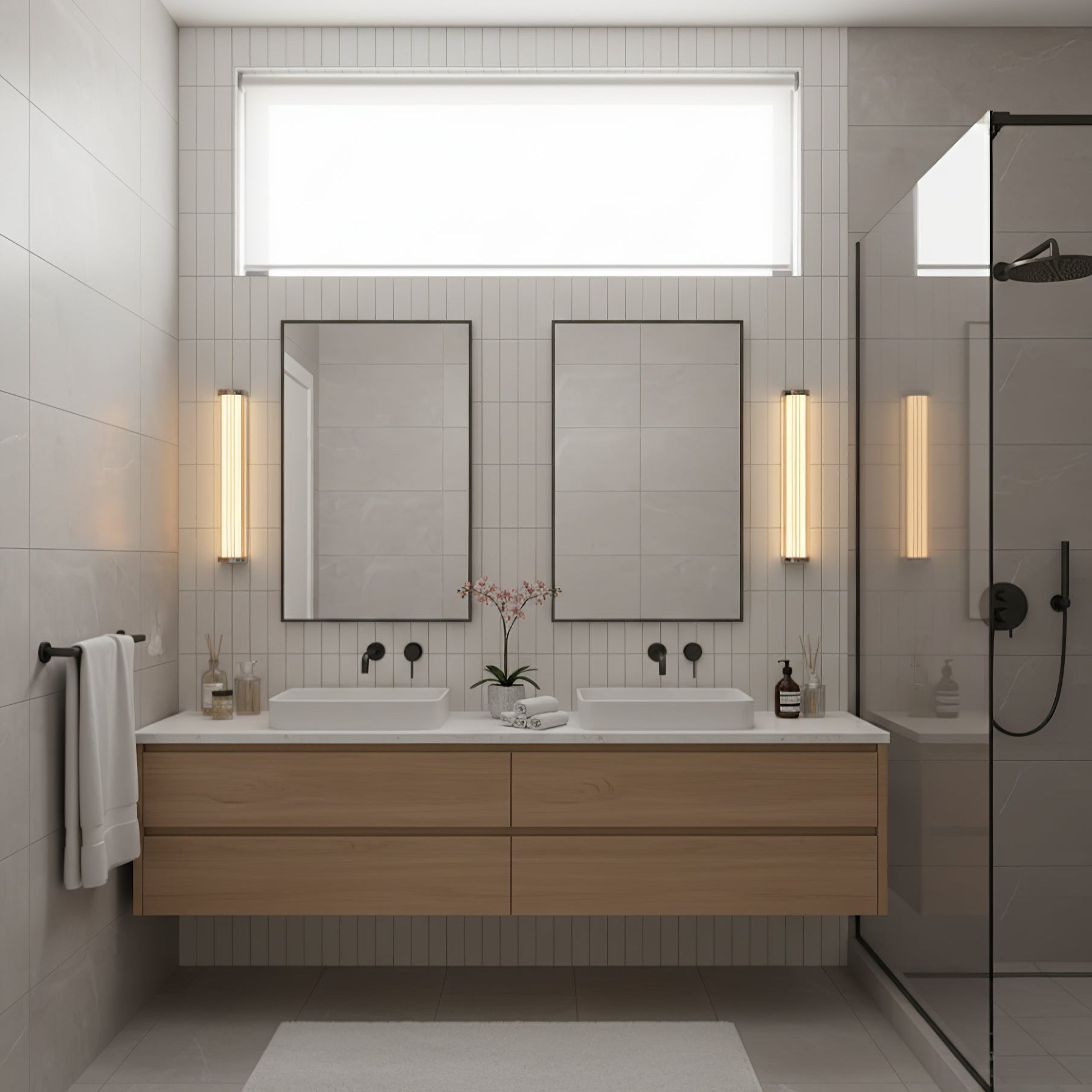 Hexagonal Glass Wall Light, Hardwired Wall Sconce, detail 5