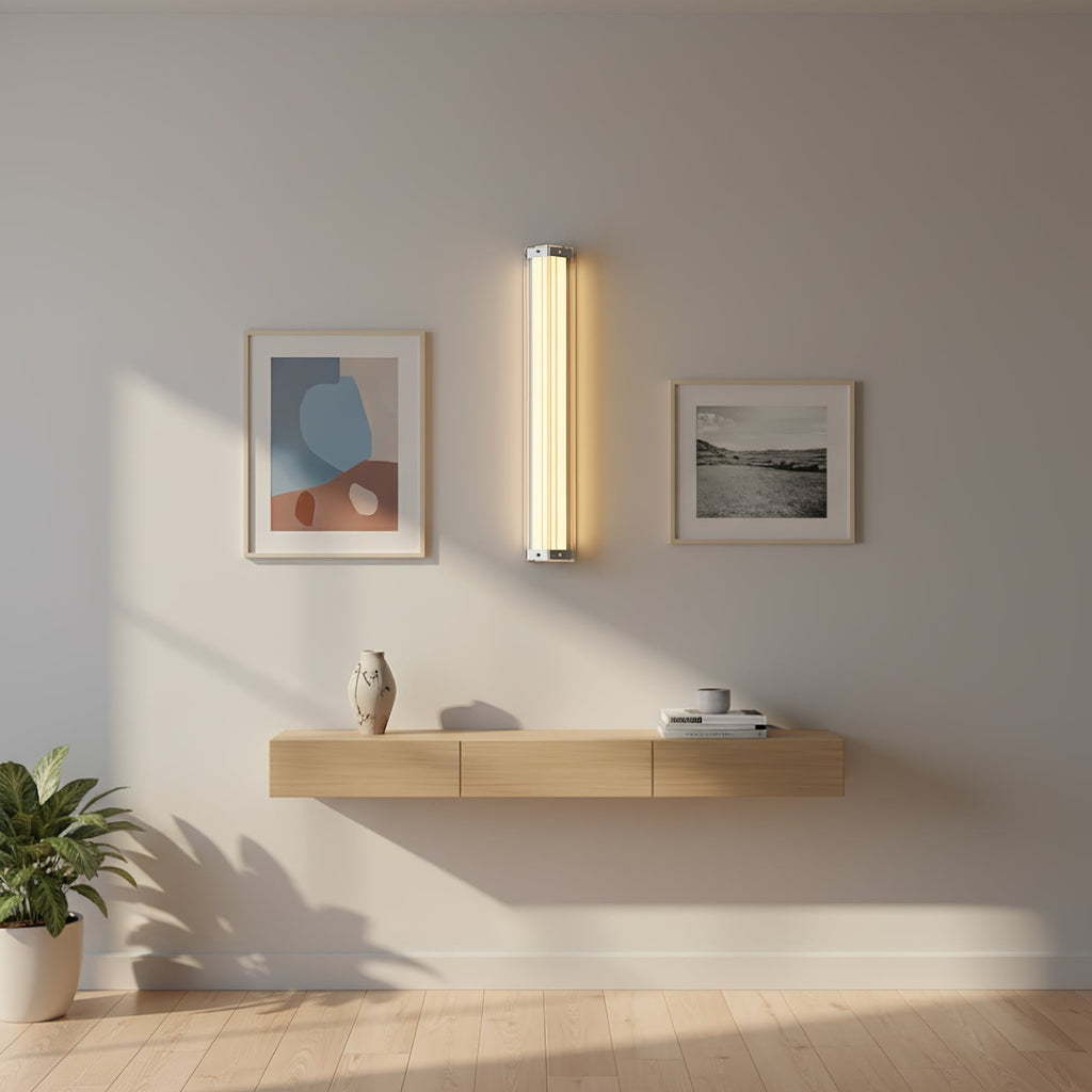 Hexagonal Glass Wall Light, Hardwired Wall Sconce, detail 9