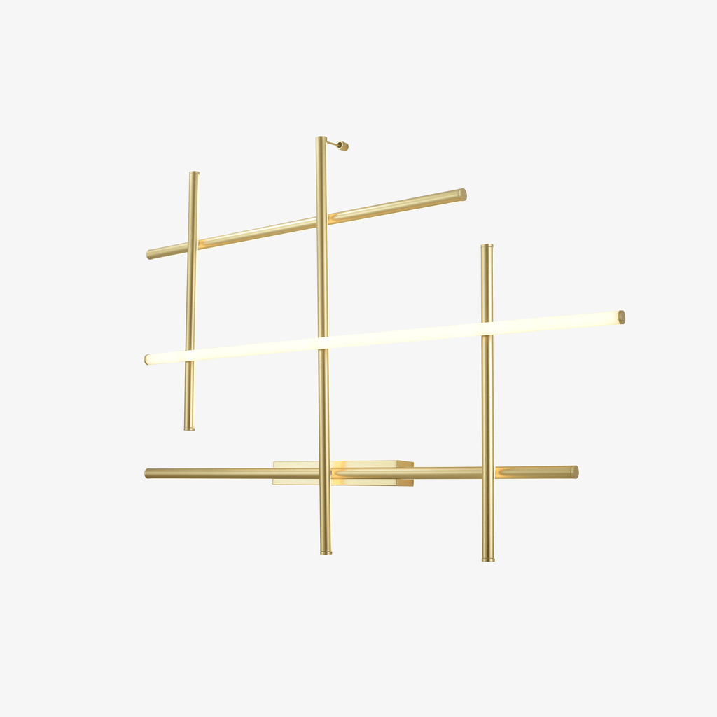 Geometric Linear Wall Light, Hardwired Wall Sconce, detail 10