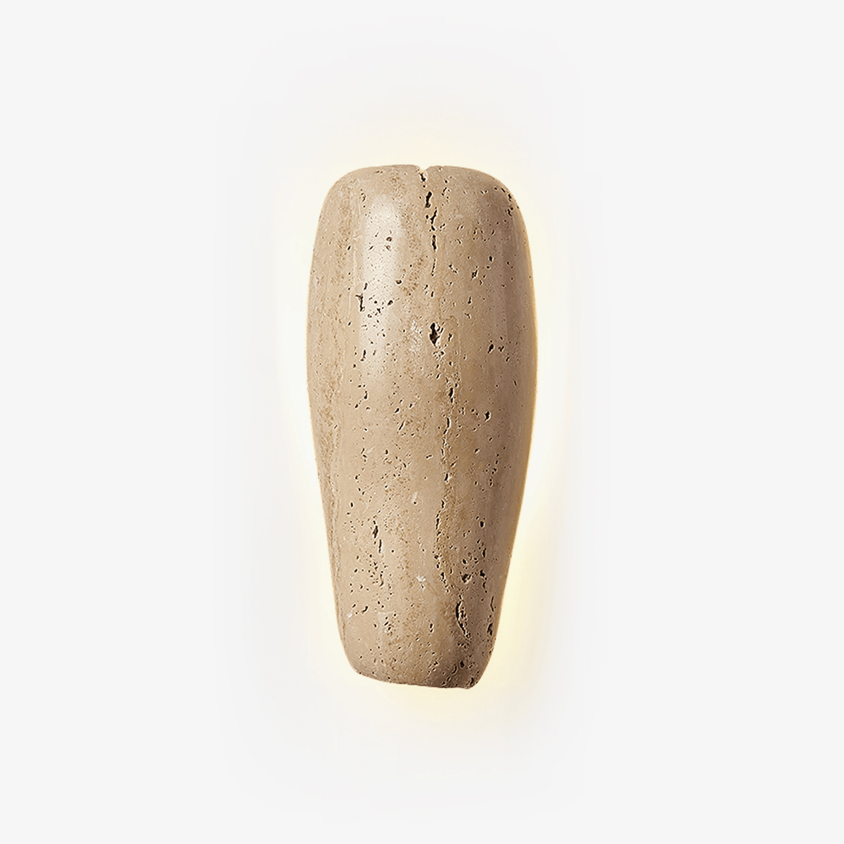 Earthy Stone Wall Light, Hardwired Wall Sconce, detail 2