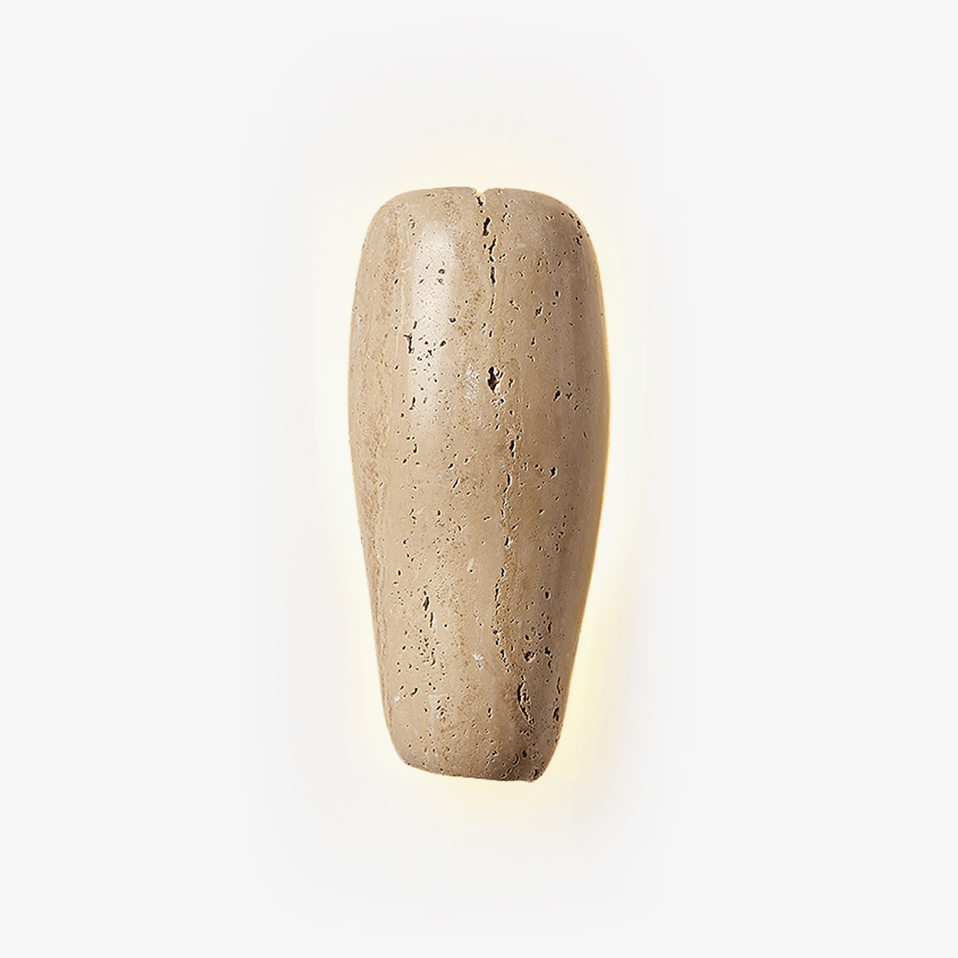 Earthy Stone Wall Light, Hardwired Wall Sconce, detail 2