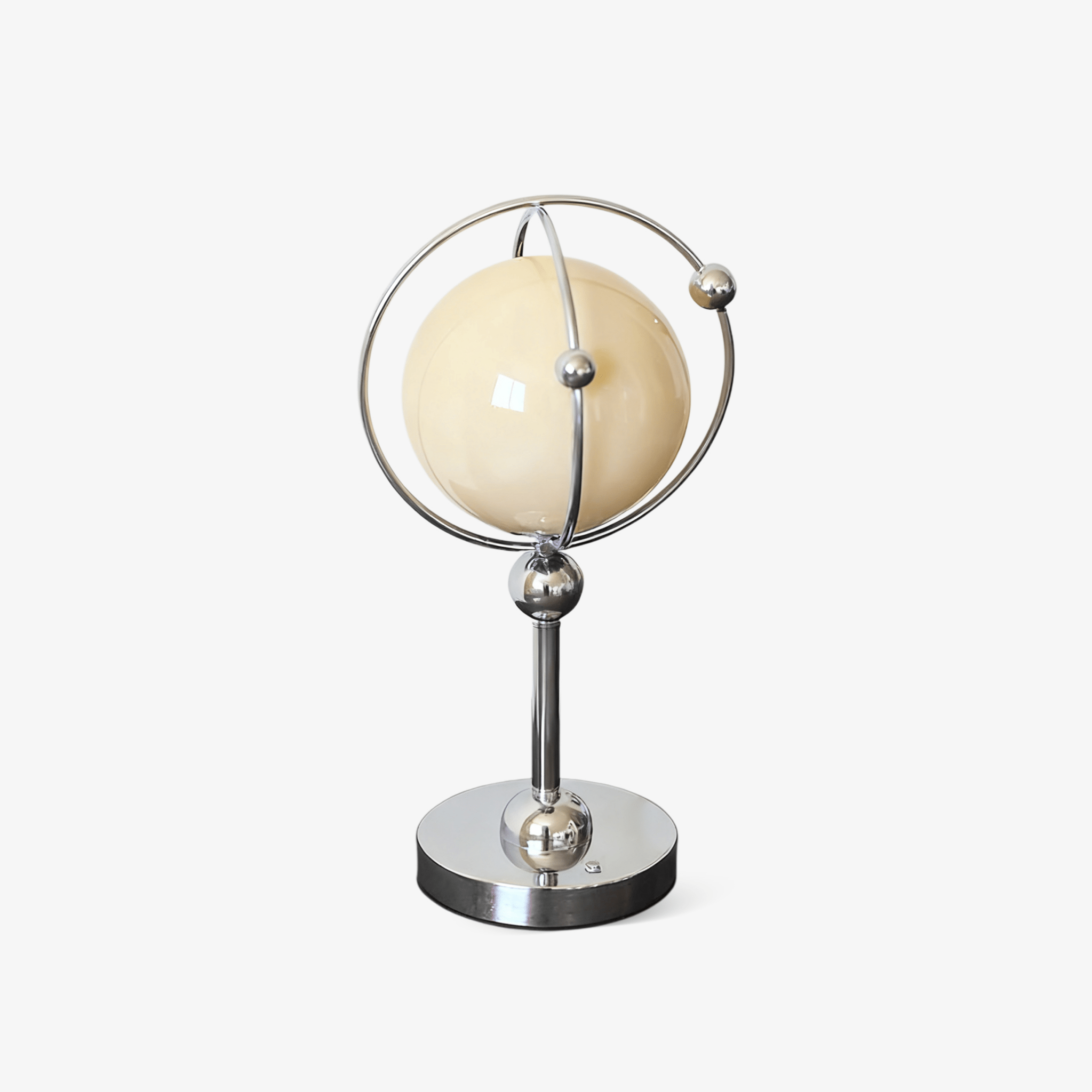 Orb Cage Table Light, Bedside Table Lamp, Metal, Dia 20cm x H 43cm