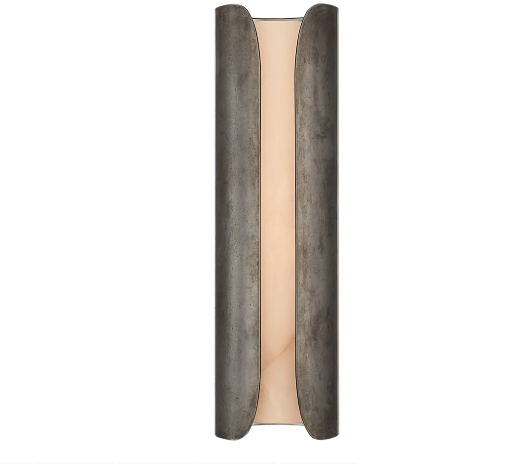 Cradled Alabaster Wall Light, Hardwired Wall Sconce, detail 26