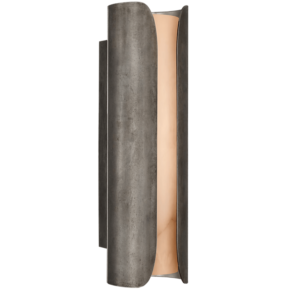 Cradled Alabaster Wall Light, Hardwired Wall Sconce, detail 27