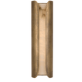 Cradled Alabaster Wall Light, Hardwired Wall Sconce, Metal, Dia 18cm x H 74cm