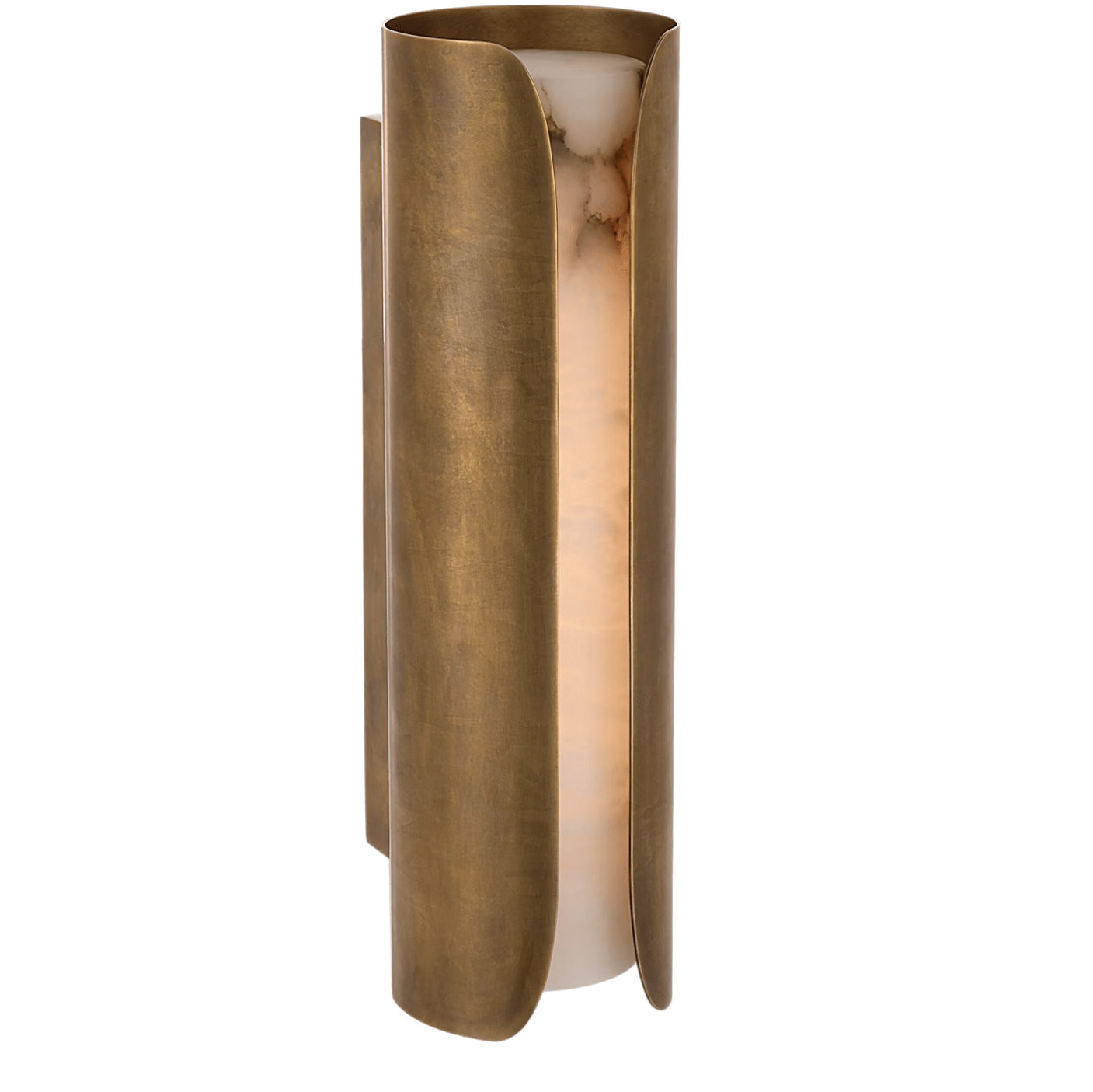 Cradled Alabaster Wall Light, Hardwired Wall Sconce, detail 12