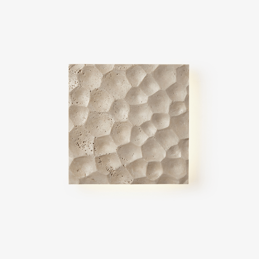 Hive Hexagonal Texture Wall Light, Hardwired Wall Sconce, detail 2