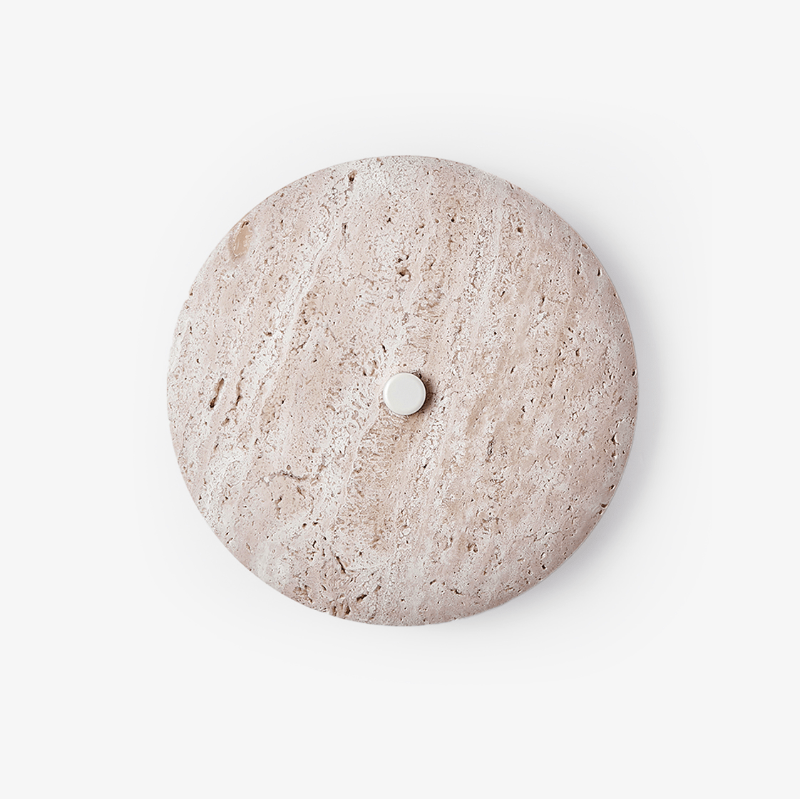 Mesa Travertine Wall Light, Hardwired Wall Sconce, detail 10