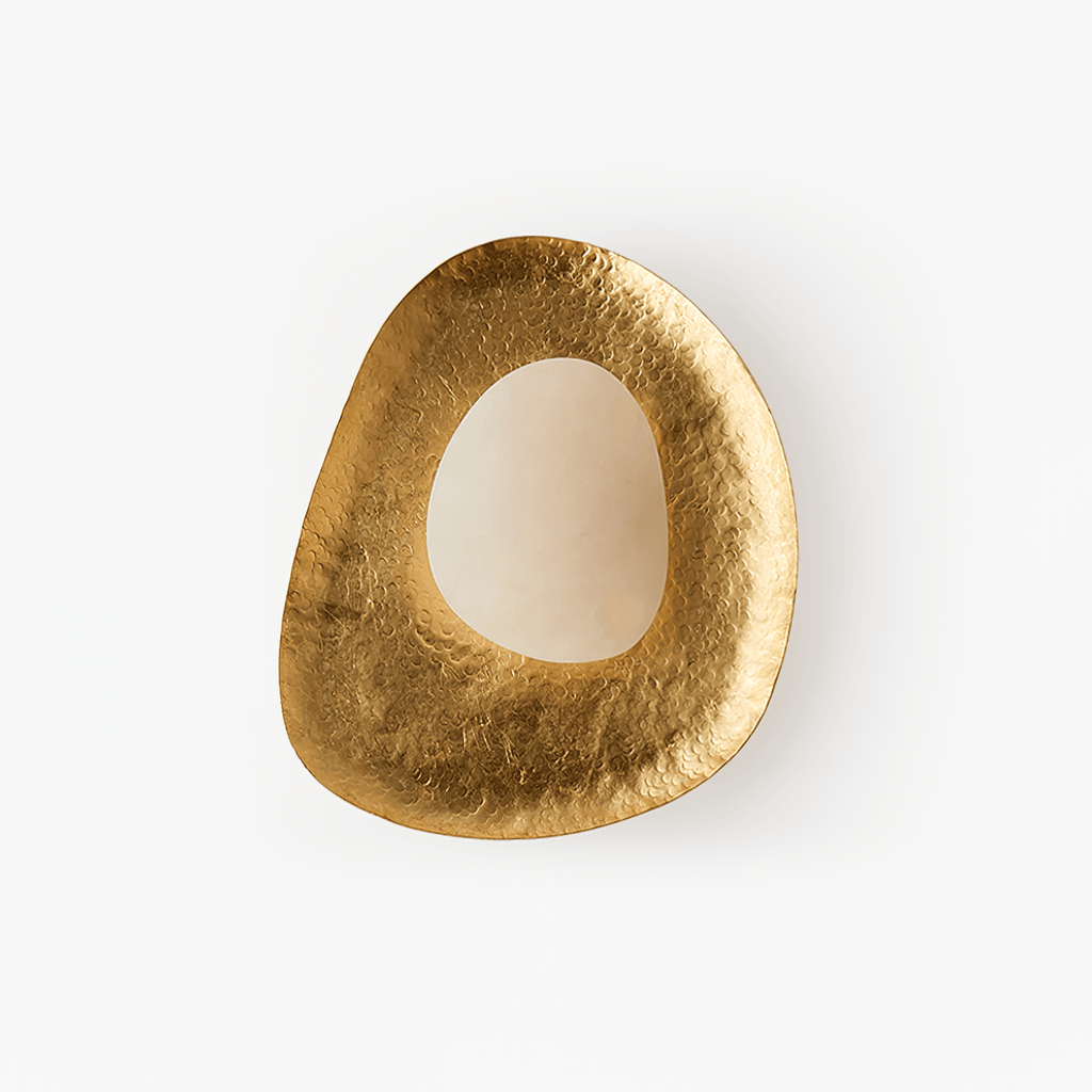 Haloform Aurea Alabaster Wall Light, Hardwired Wall Sconce, detail 2