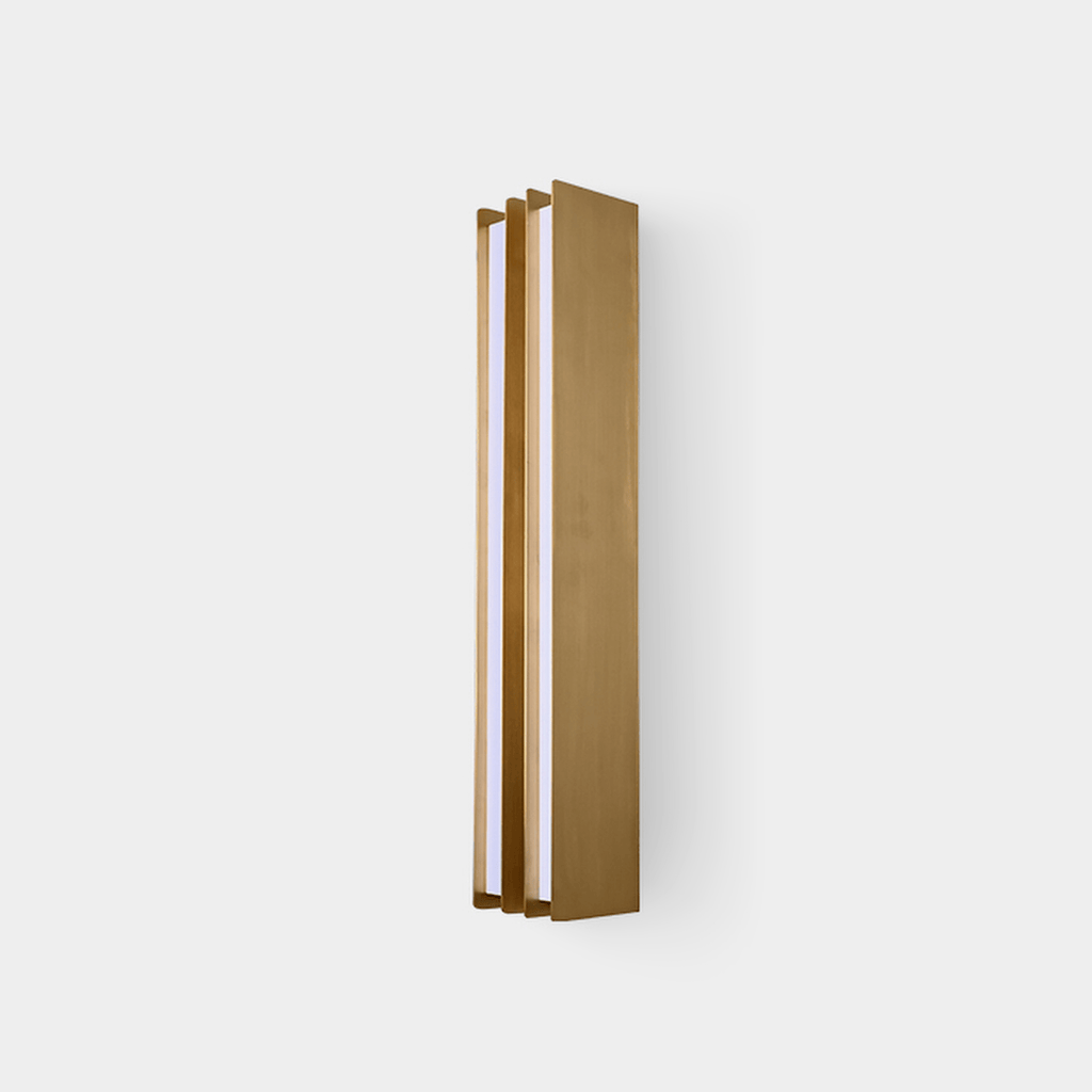 Layered Blade Wall Light, Hardwired Wall Sconce, detail 2