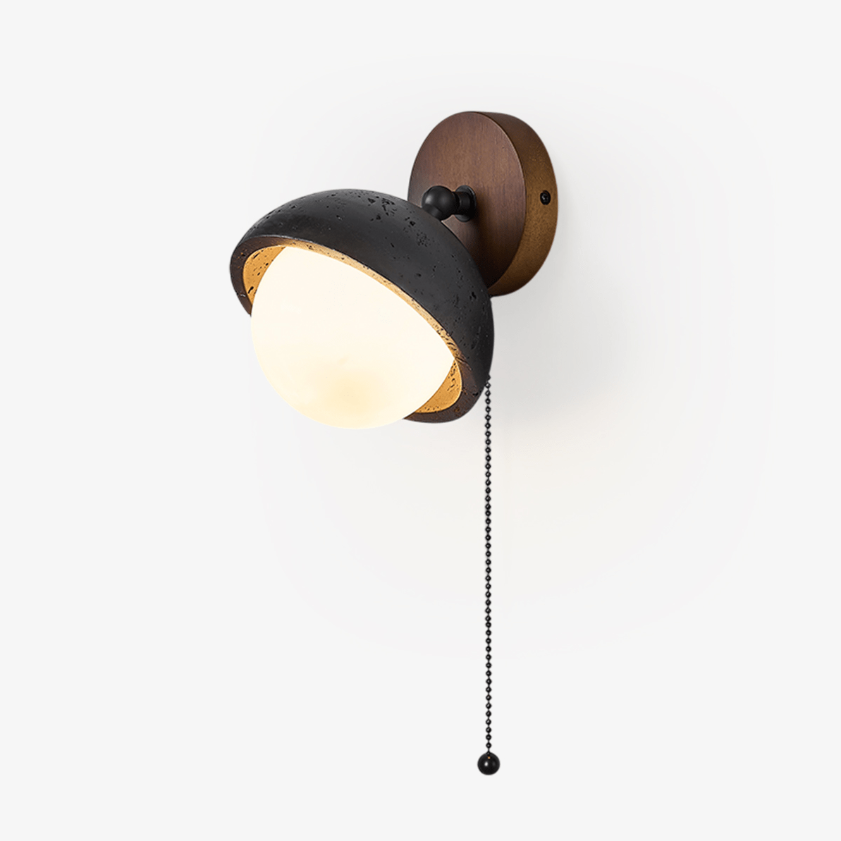 Solstice Pivot Wall Light, Hardwired Wall Sconce, Metal, Dia 15cm x H 19cm