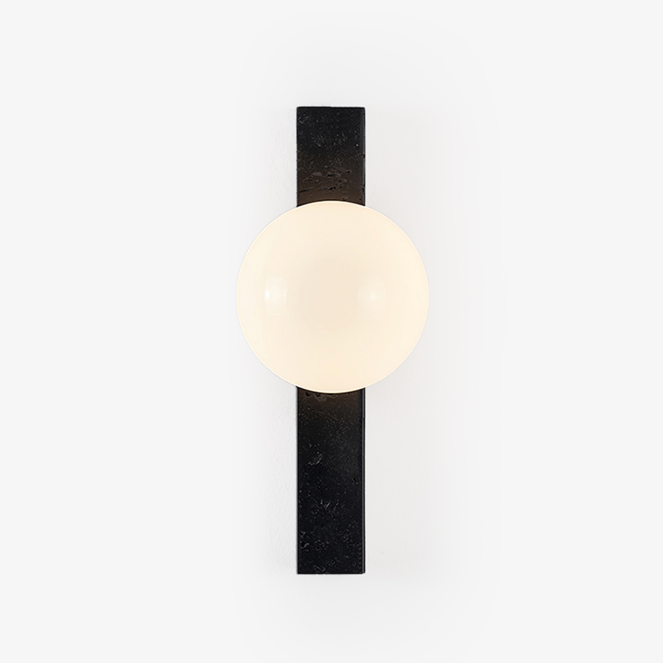 Balanced Globe Wall Light, Hardwired Wall Sconce, detail 2