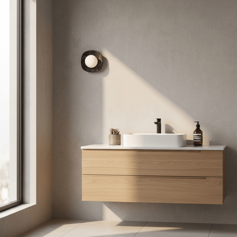 Carrara Cusp Wall Light, Hardwired Wall Sconce, detail 6