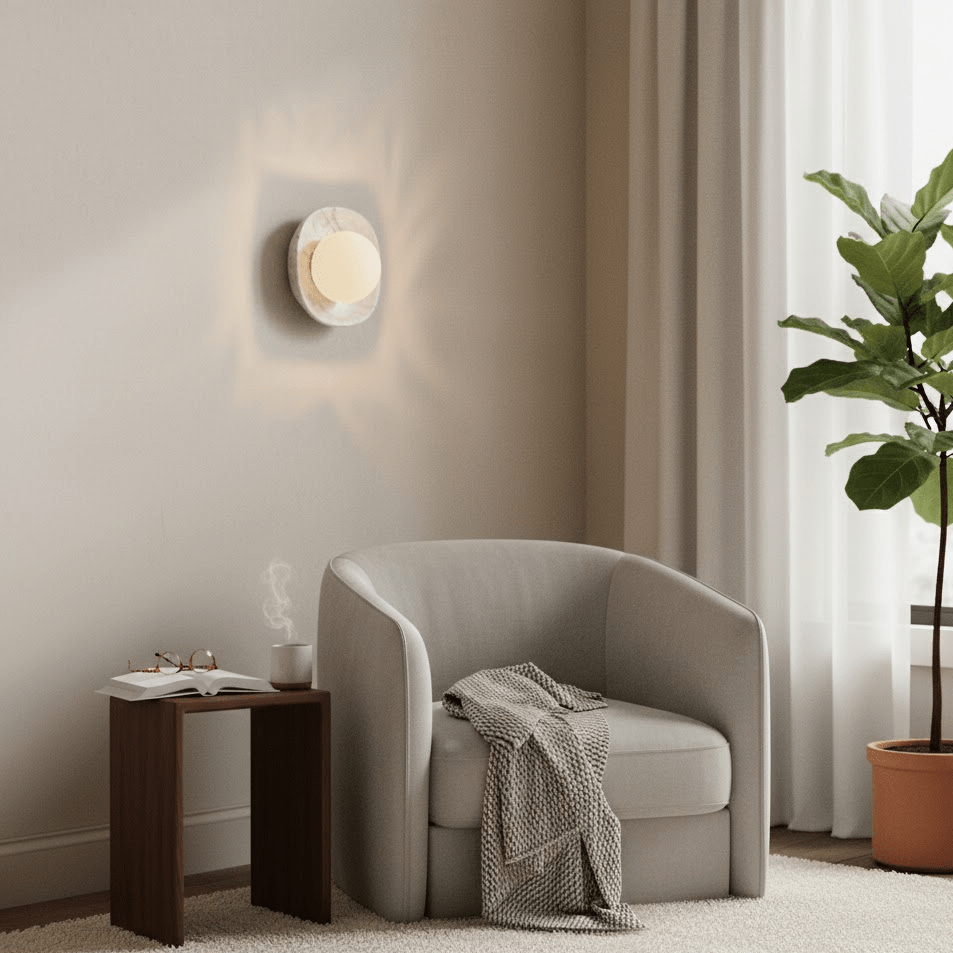 Carrara Cusp Wall Light, Hardwired Wall Sconce, detail 28