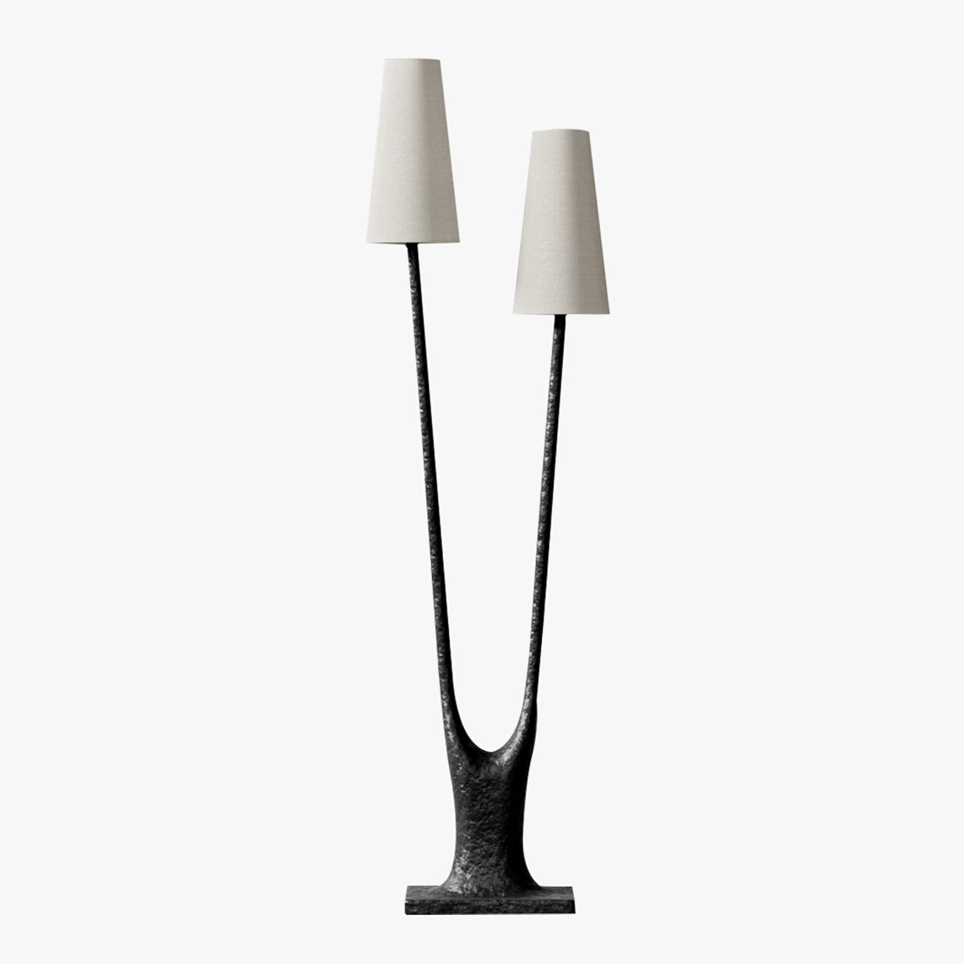 Roots Floor Light, Floor Lamp, Brass, Dia 30cm x H 160cm