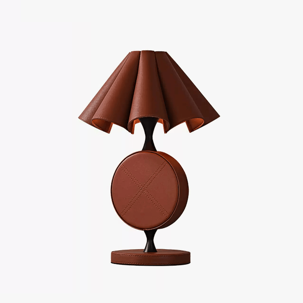 Saddle Stitch Table Light, Bedside Table Lamp, Metal, Dia 37cm x H 55cm