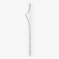 Clean-Lined Curving Ribbon LED Wall Light, Plug-In Wall Sconce, Metal, W 2cm x H 208cm x Depth 19.5cm
