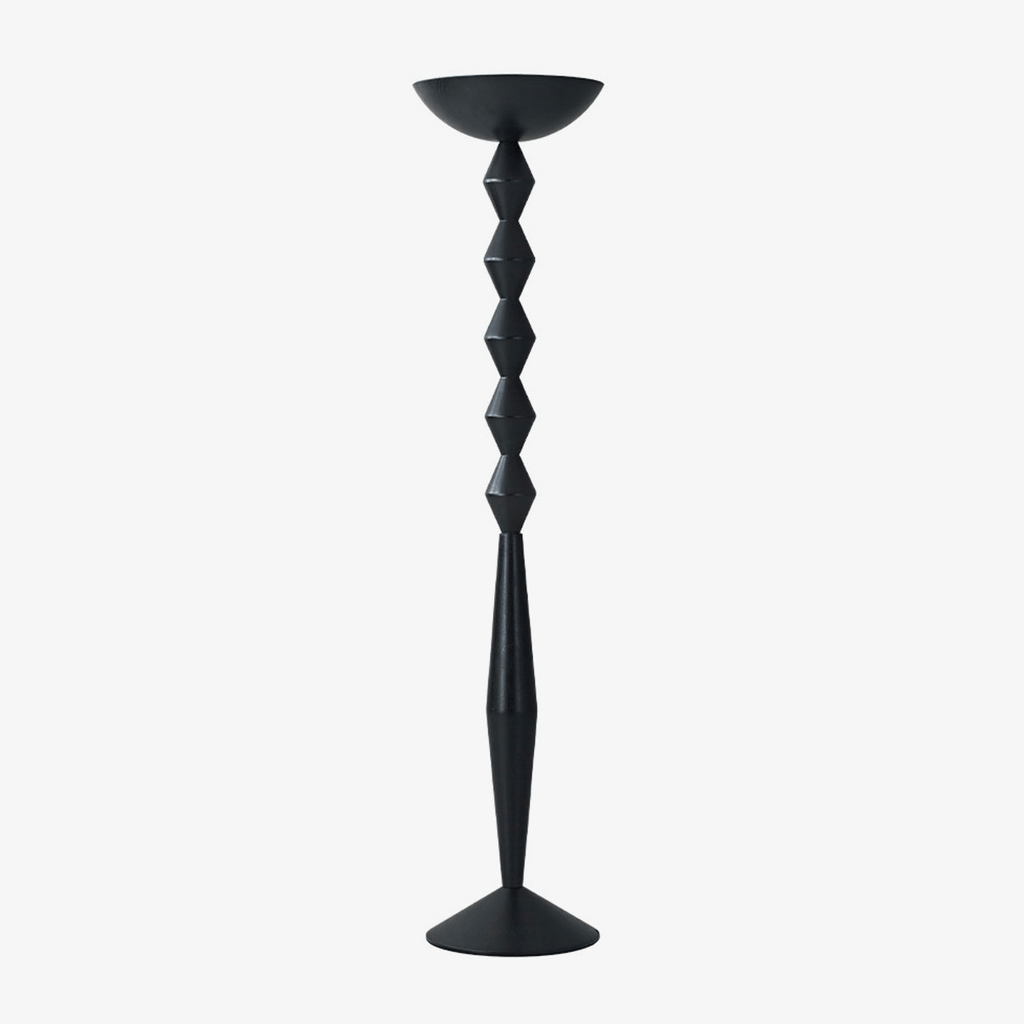Sculptural Geometric Stack Floor Light, Floor Lamp, Metal, Dia 37cm x H 165cm